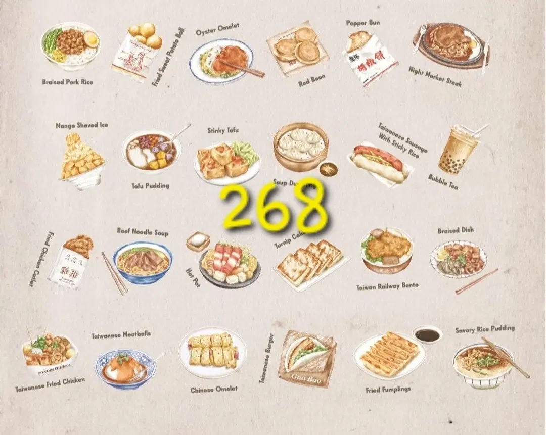 마테컷268,269번 일괄판매)sonia-대만음식&소품 해외 마테 스티커 다꾸