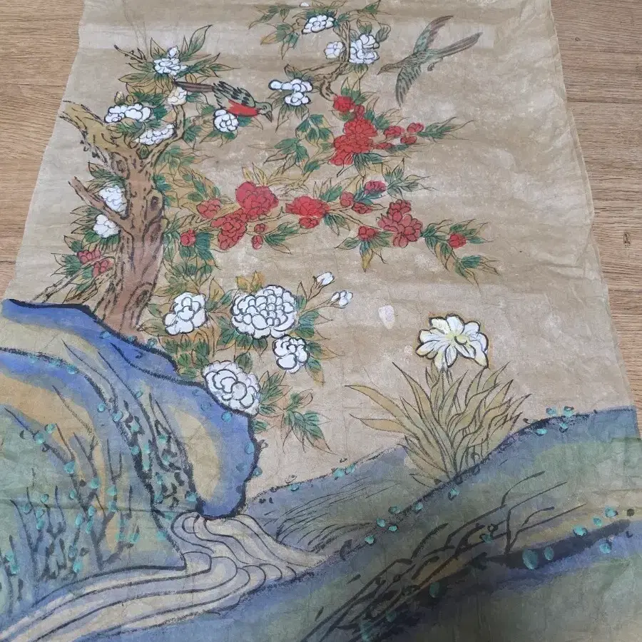 화조도 민화