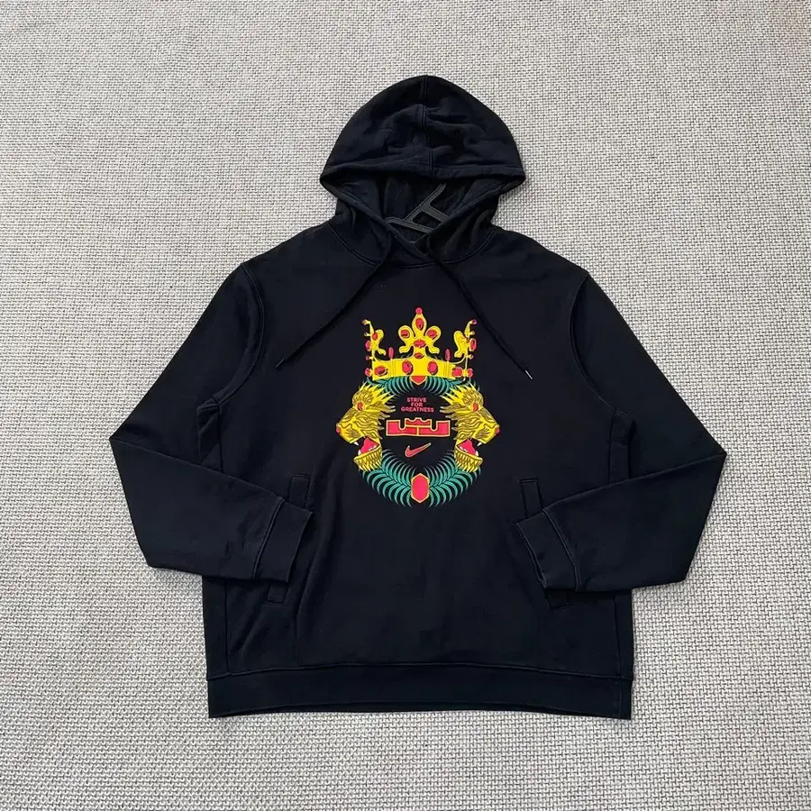 XL 나이키 르브론 기모 풀오버 후드티 B.5550
