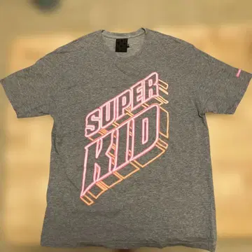 SWAGGER 프린트 T셔츠 그레이 XL