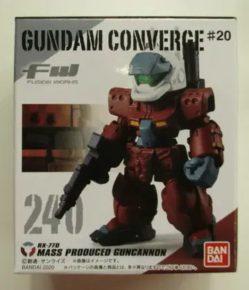 BANDAI FW GUNDAM CONVERGE #20 양산형 건캐논 240