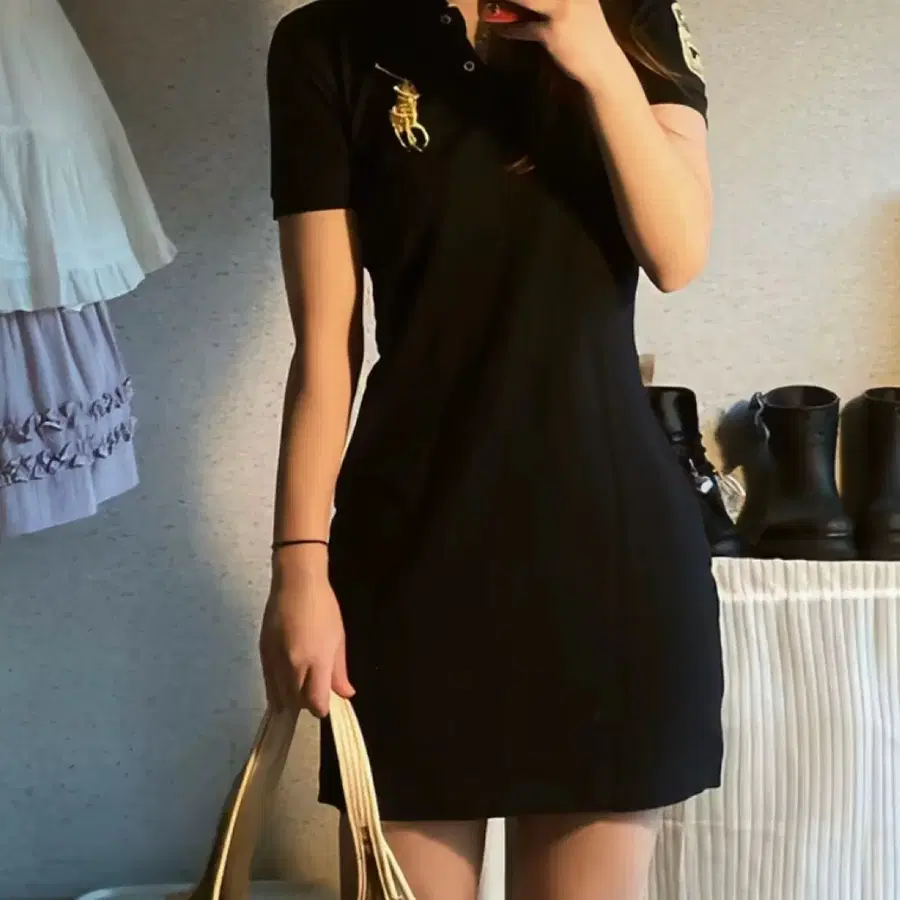 폴로 빅포니 슬림핏 원피스 구해요