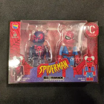 써니 사이드 업 Happy 복권 BE@RBRICK MARVEL SPIDER-MAN 페어 박스상 C. 스파이더맨 2099 & 스파이더맨 (첫 등장판) BE@RBRICK 100