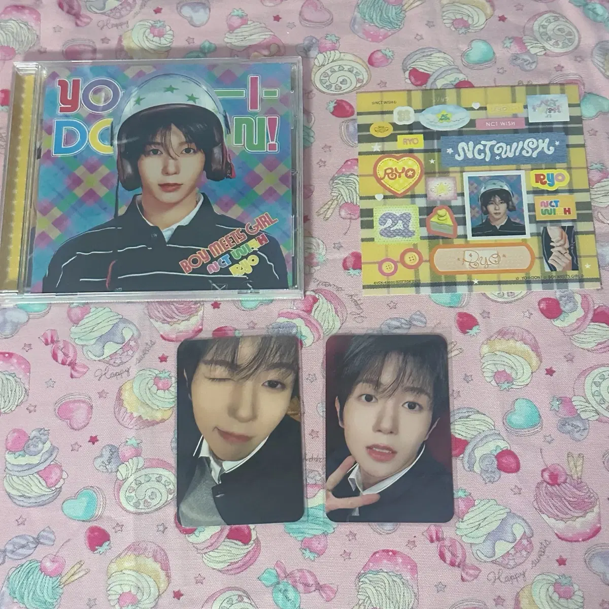 요이돈 료 개인반 초회한정판 포카 일괄 판매 엔시티위시