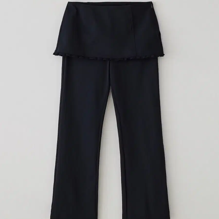 타낫 셔링 레이어드 팬츠 T/T Shirring layered pants (black)