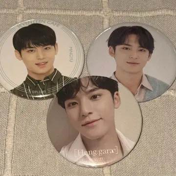 SEVENTEEN 세븐틴 세부치 민규 캔뱃지 세트