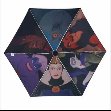 주말 한정 할인 디즈니 빌런 접이식 우산 (우천 겸용, 파우치 포함)