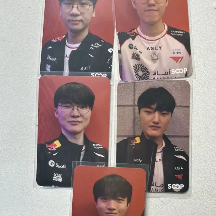 soop T1 msi 포토카드 세트 일괄 한정판