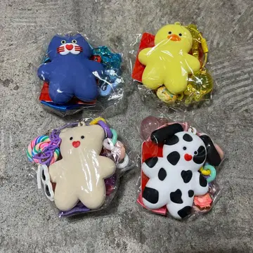 mojojojo 찰랑찰랑 키링 전 4종 세트