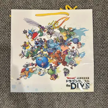 [미사용] 드래곤 퀘스트 the DIVE 한정판 쇼핑백
