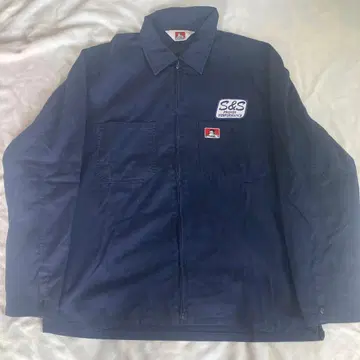 70s ben davis usa제 워크 셔츠 풀 집업 프리스코