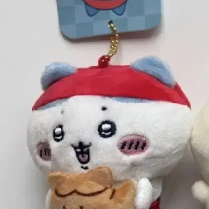 하치와레 붕어빵점원 키링