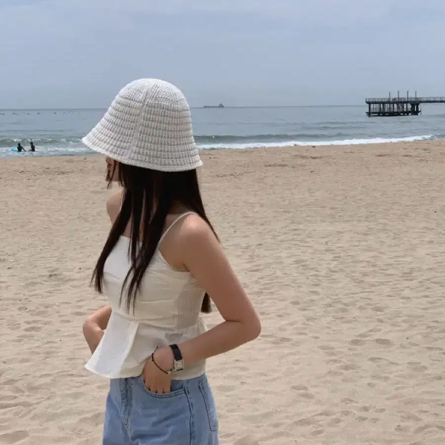 스모트 셔링 블라우스(아이보리,블랙)