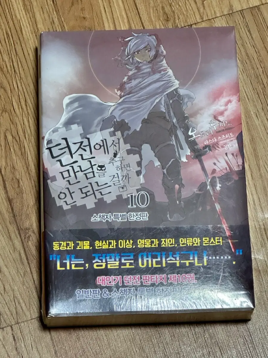 던전에서 만남을 추구하면 안 되는 걸까 10권 한정판 미개봉