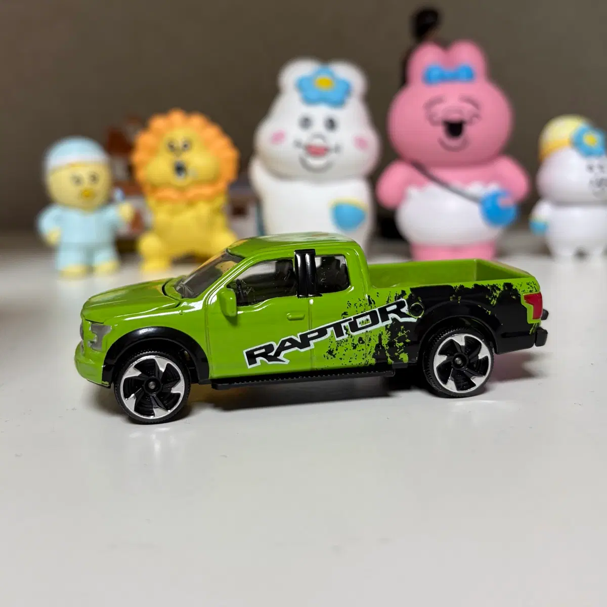 마조렛 포드 F-150 랩터 그린 미니카 다이캐스트