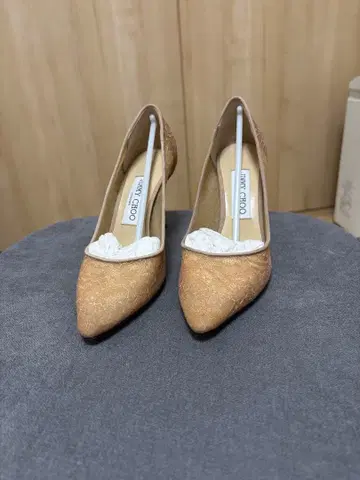 지미추 레이스 펌프스 ROMY85 BALLETPINK