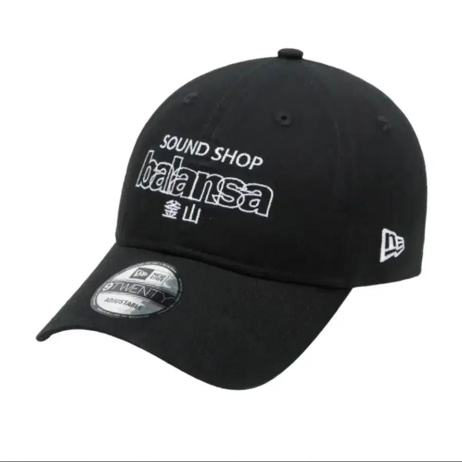 뉴에라 x 발란사 언스트럭처 볼캡 블랙
