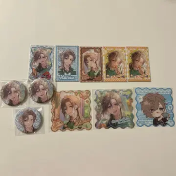 ChroNoiR 8th Anniversary 캔뱃지 폴라로이드 코스터