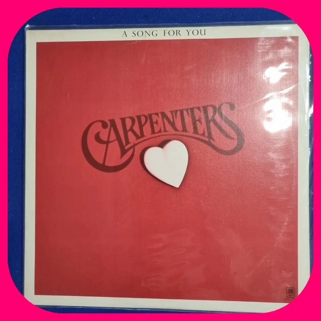 카펜터즈 LP A SONG FOR YOU  일본초판  NM/NM