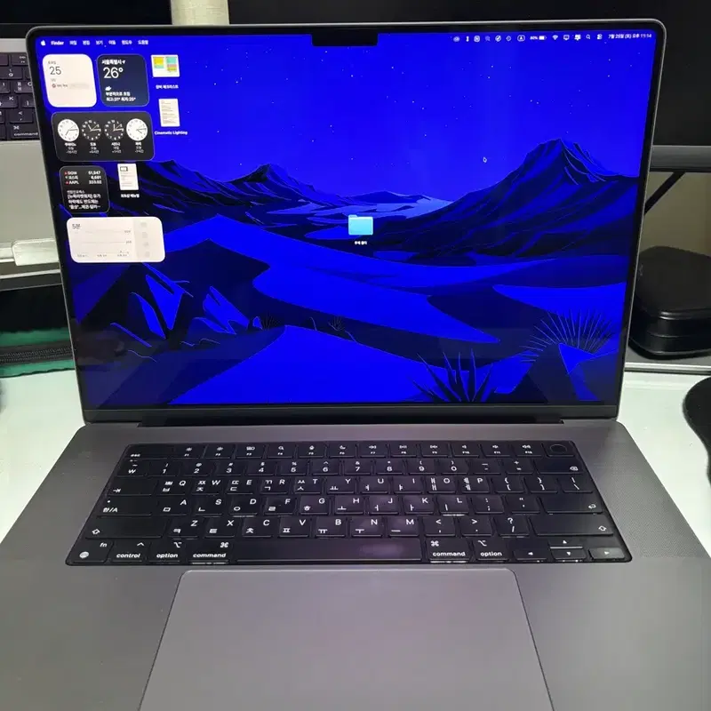 맥북프로 m1 pro 16인치 1tb