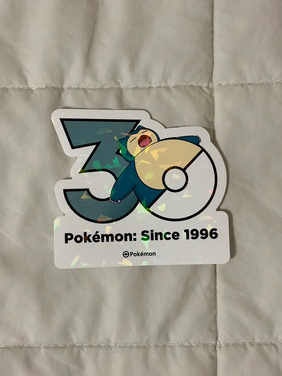 포켓몬 30주년 스티커 잠만보