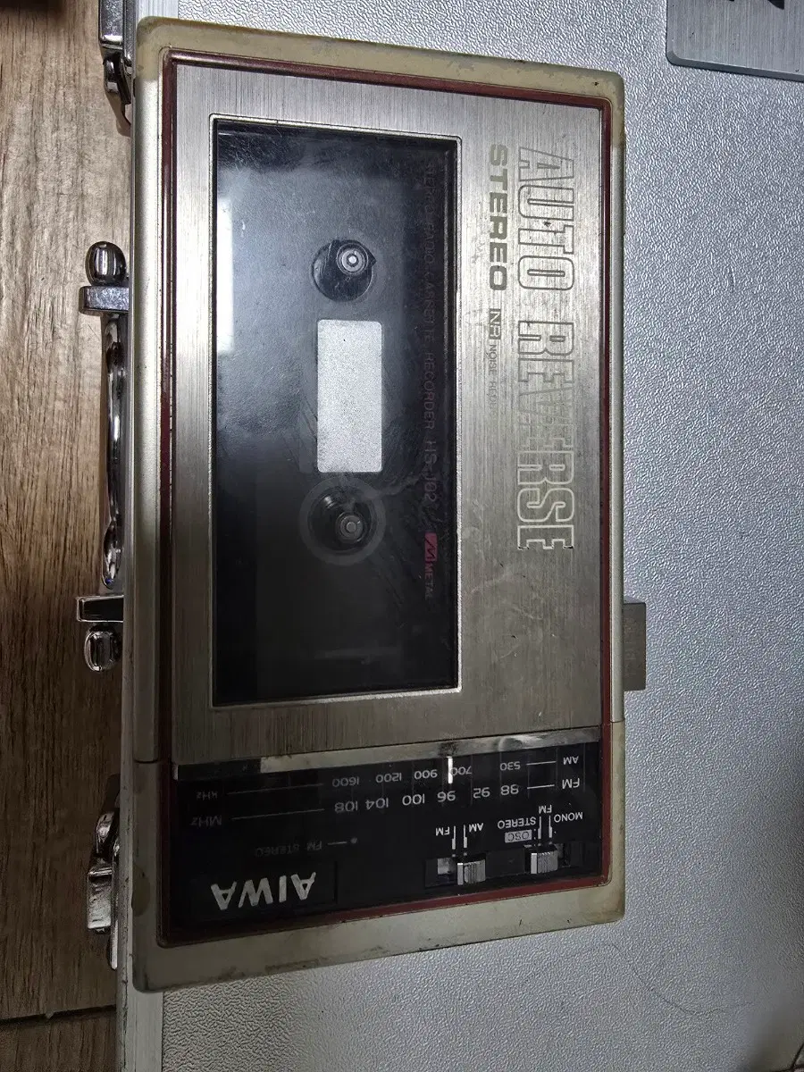 부품용 AIWA HS-J02 오토리버스 카세트 레코더