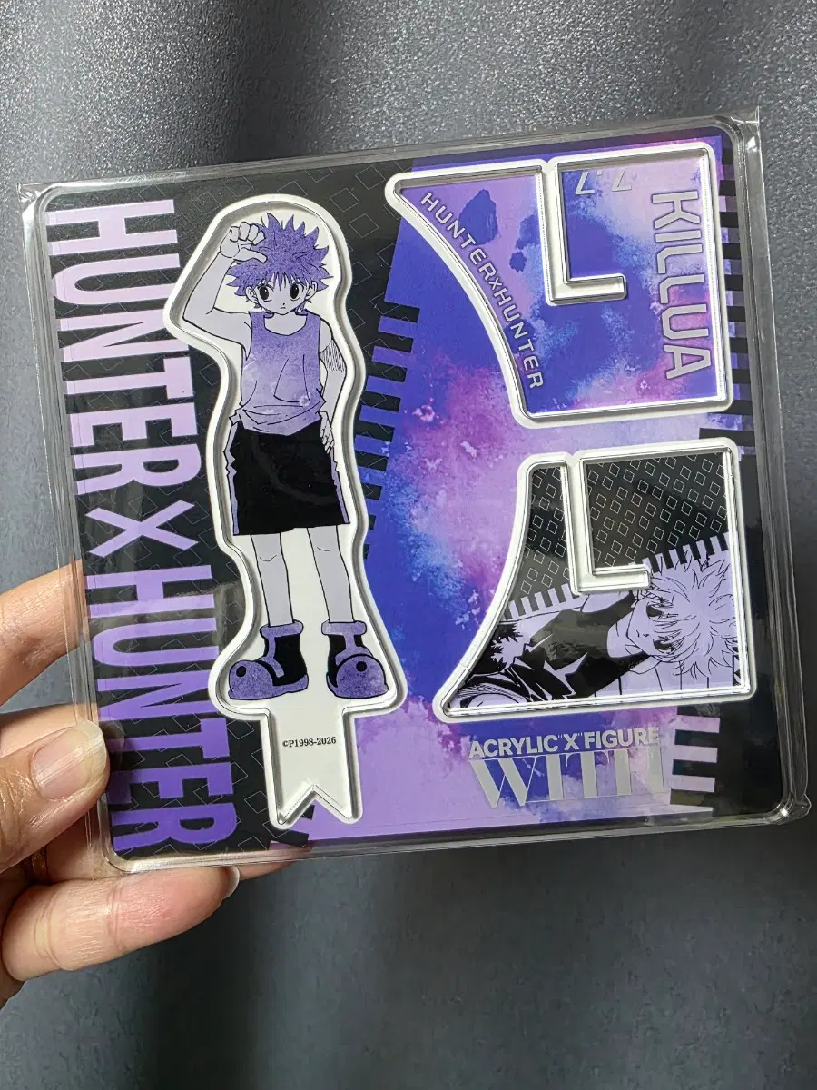 헌터 X 헌터 키르아 2026 생일 아크릴 'X' 피규어 -with-