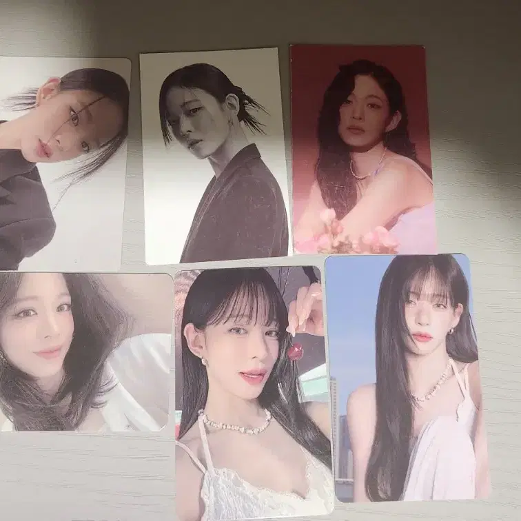 프로미스나인이채영앨범포카총6개일괄양도급처판매(가격내림)