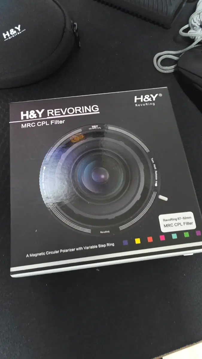 [미사용] H&Y 레보링 MRC CPL 필터 67-82mm 판매합니다.
