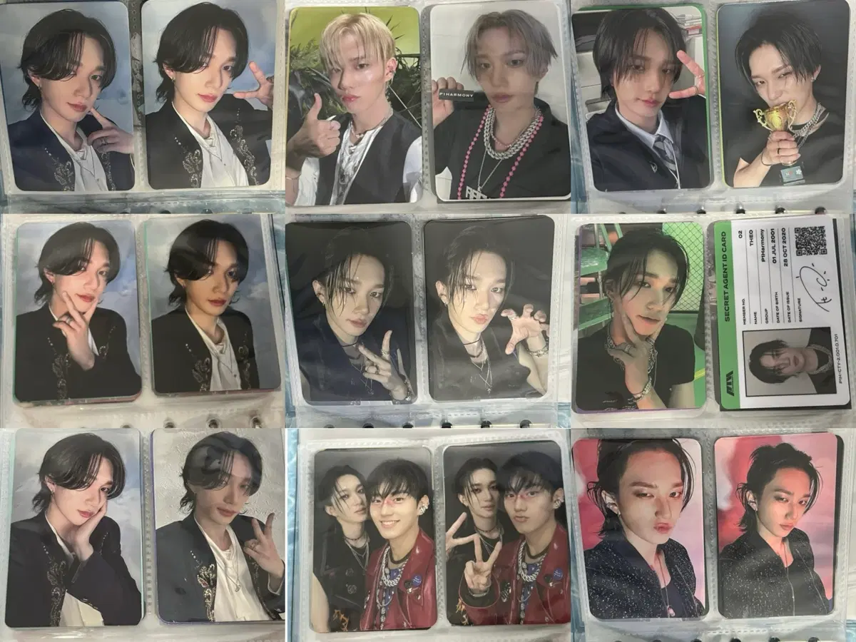 p1harmony theo intak keeho photocard poca
