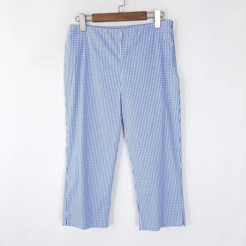 Jones New York Sport 여성 7부 체크 팬츠 M