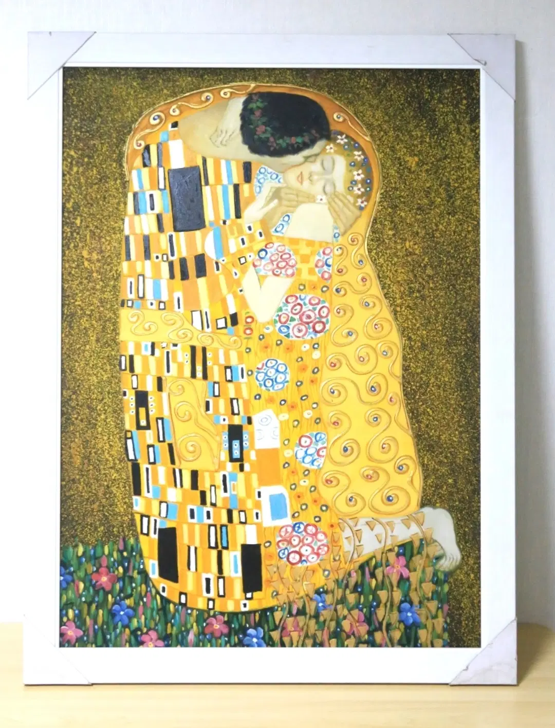 [화랑폐업] 서양화 유화 클림트 키스 대형 그림 액자 83 X 110