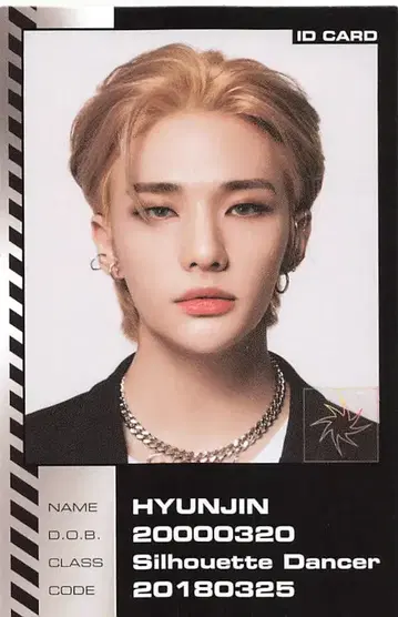 StrayKids ODDINARY 현진 ID 카드