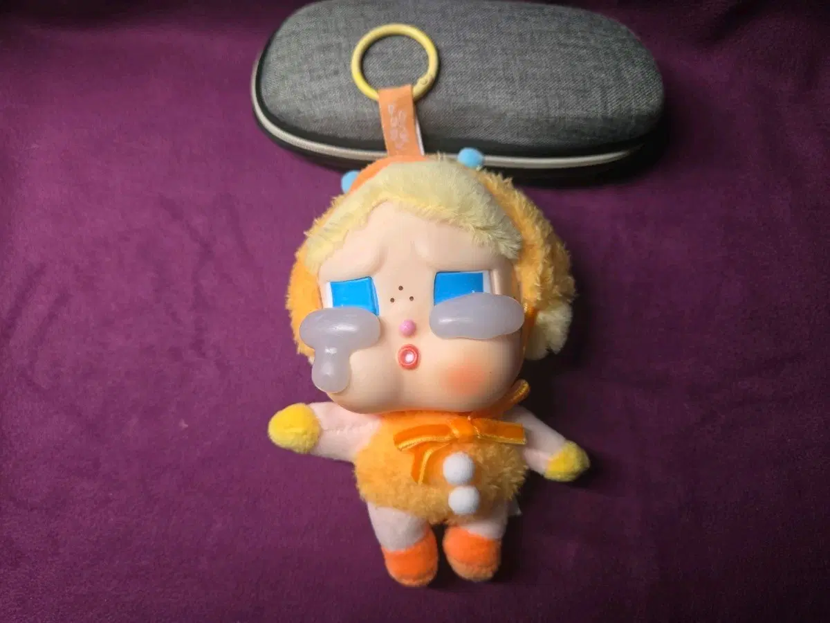 새제품)팝마트 크라잉베이비 어게인오리 인형 키링