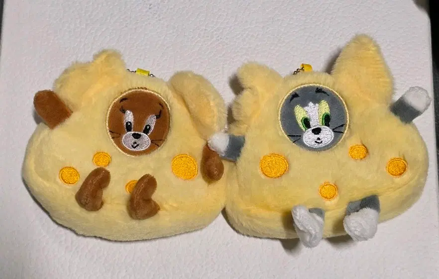 톰과 제리 치즈 키링 피규어 인형 동전지갑