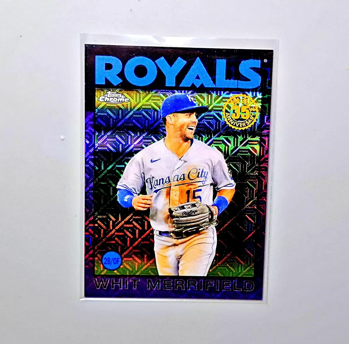 MLB 윗 메리필드 75한정 퍼플모조리플렉터 2021 탑스크롬