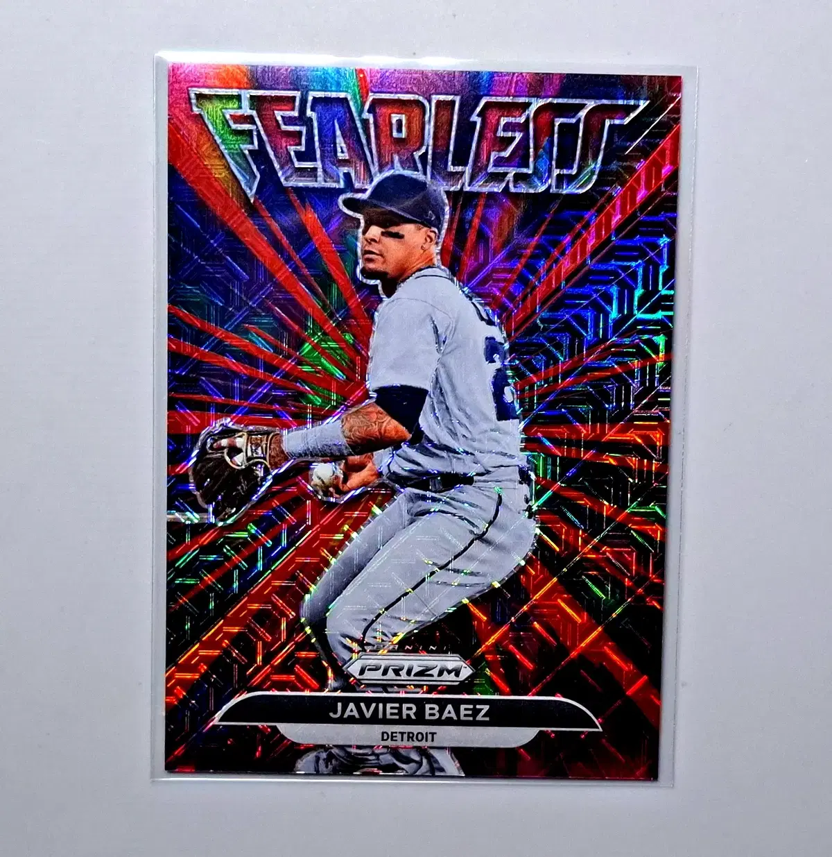 MLB 바에즈 149한정 모조 프리즘 2022 프리즘 피어리스
