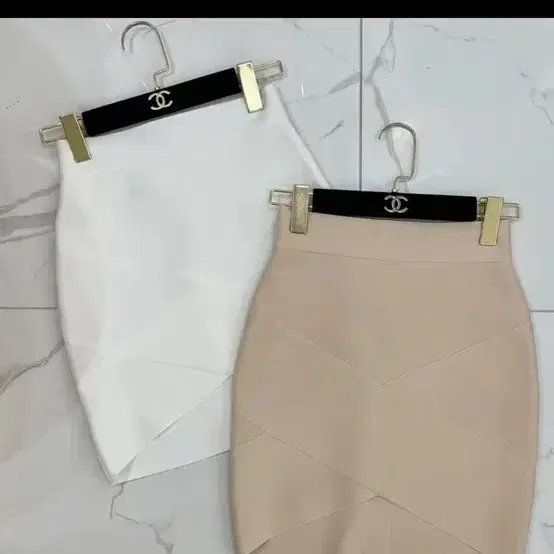 블랙 랩 쫀쫀 스커트