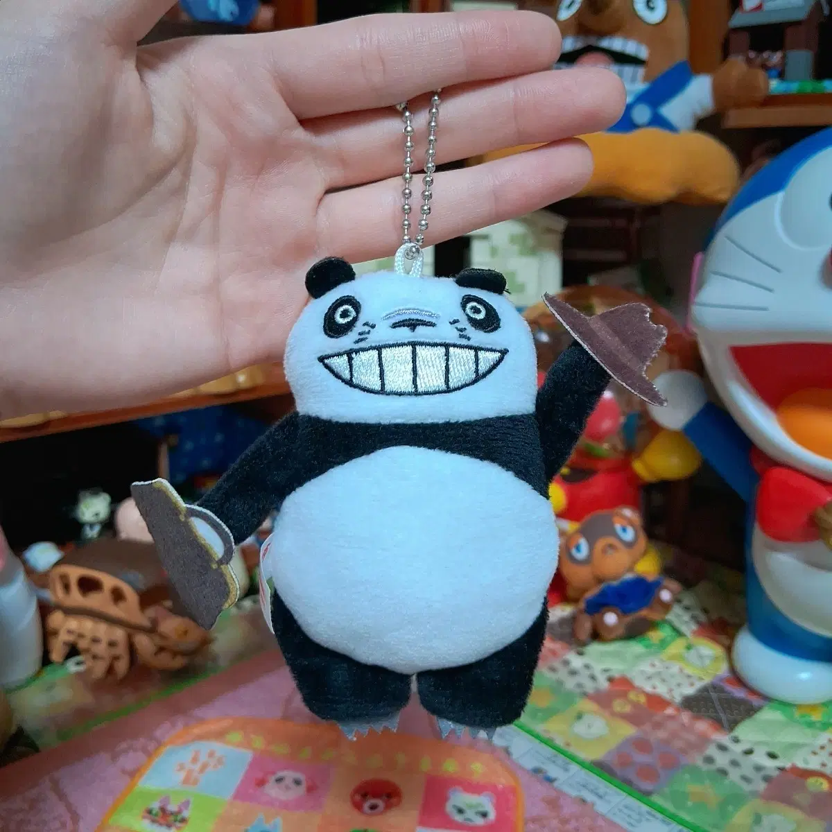 지브리 판다코판다 인형 키링