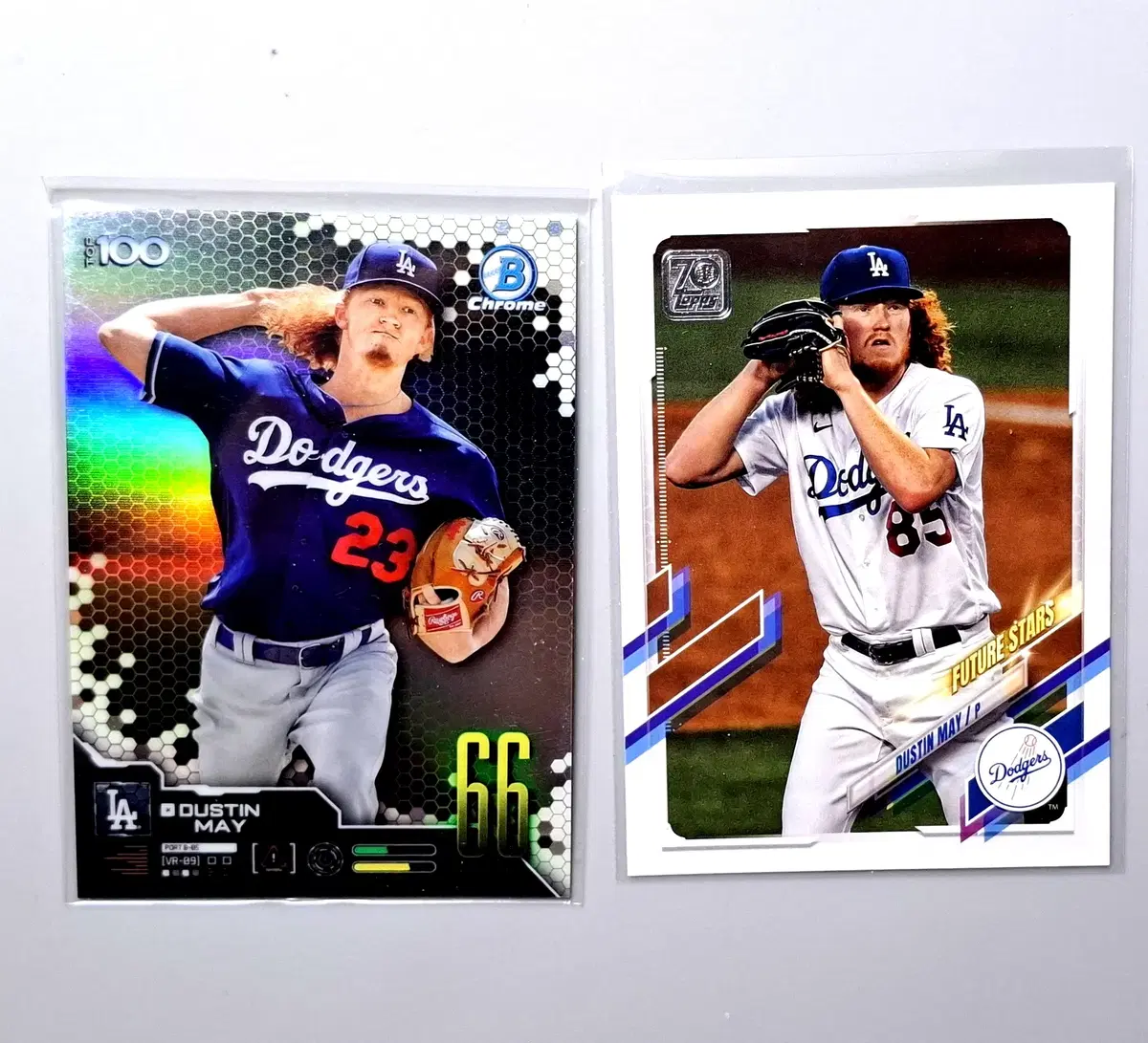 MLB 더스틴 메이 2장 묶음 탑스