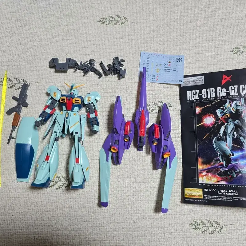 MG 1/100 리가지 커스텀 건담 건프라 프라모델 가조립 반다이