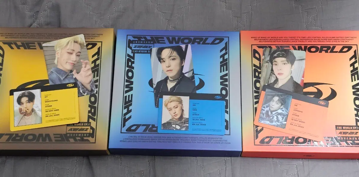 에이티즈 THE WORLD EP.1: MOVEMENT 게릴라 앨범 세트 ( 포카 포함 ) ateez