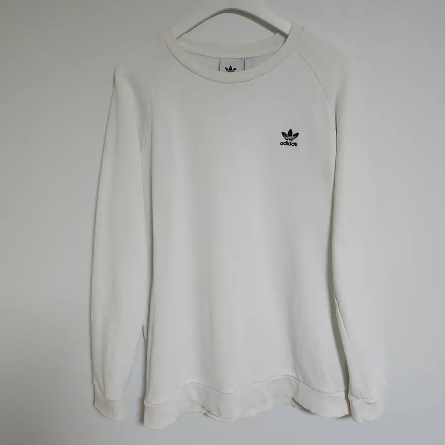 [2XL] 아디다스 화이트 남성 맨투맨 로고 남자 티셔츠 G233
