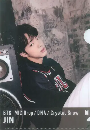BTS MIC Drop/DNA/Crystal Snow JIN 미니 클리어 파일
