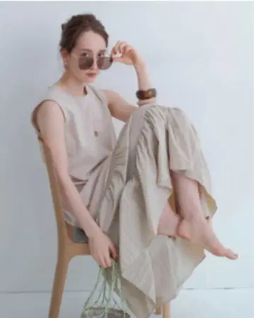 발송 오늘까지! 새상품급! 아르페쥬 스토리 이소재 컷 도킹 원피스