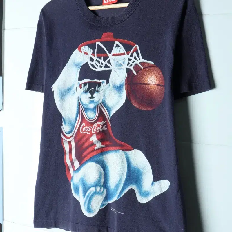 (F) 브랜드빈티지 반팔 티셔츠 USA 90S년대 코카콜라-H35859
