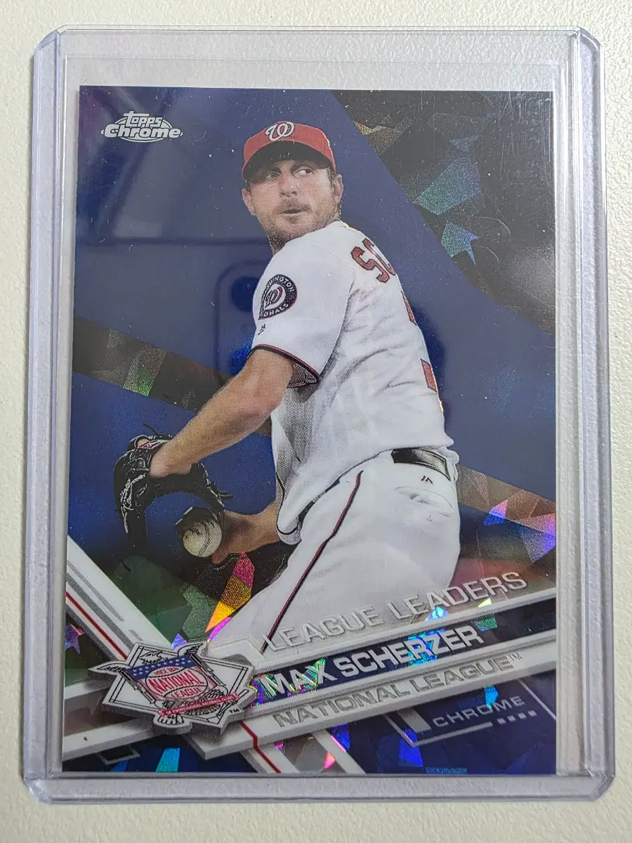 2017 mlb 맥스 슈어저 탑스 크롬 사파이어 에디션 카드 판매 워싱턴네셔널스