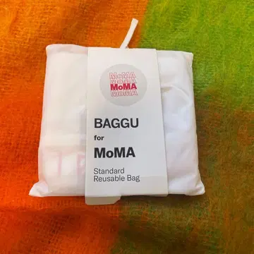 BAGGU for MoMA 스탠다드 백 화이트 스탠다드