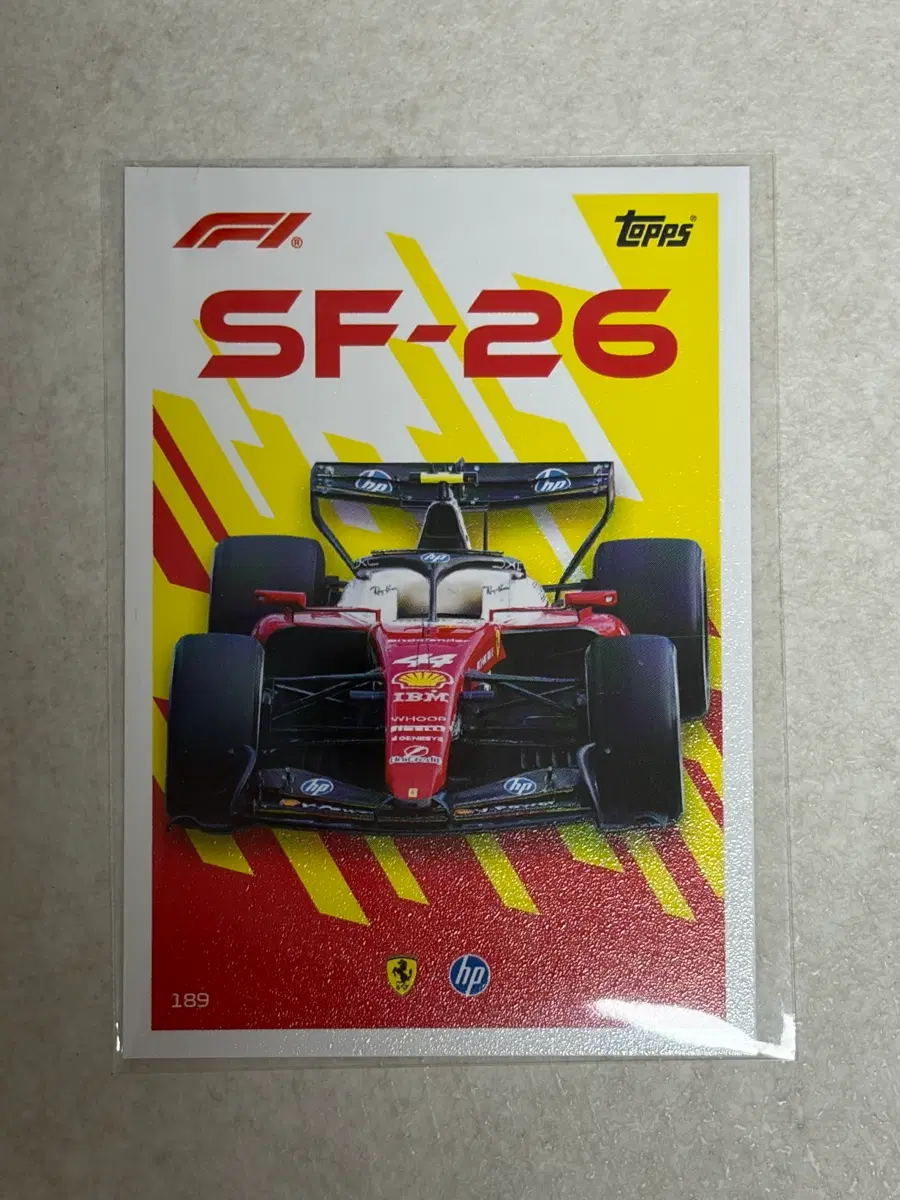 루이스 해밀턴 2026 F1 터보어택 탑스 카드