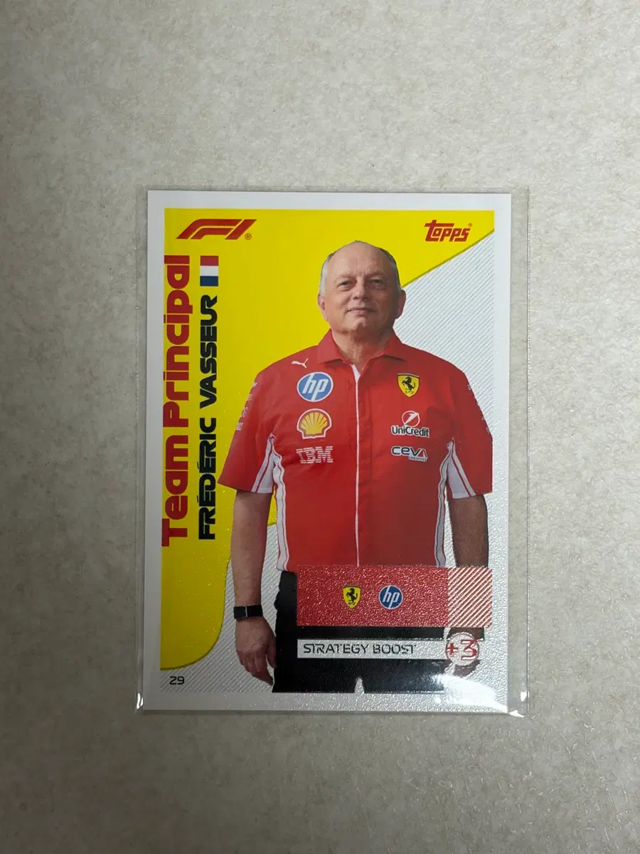 프레드 바수르 2026 F1 터보어택 탑스 카드